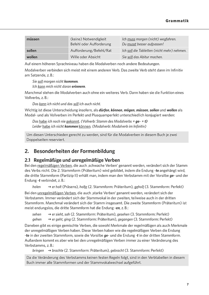 PONS Das große Buch der Verben Deutsch als Fremdsprache