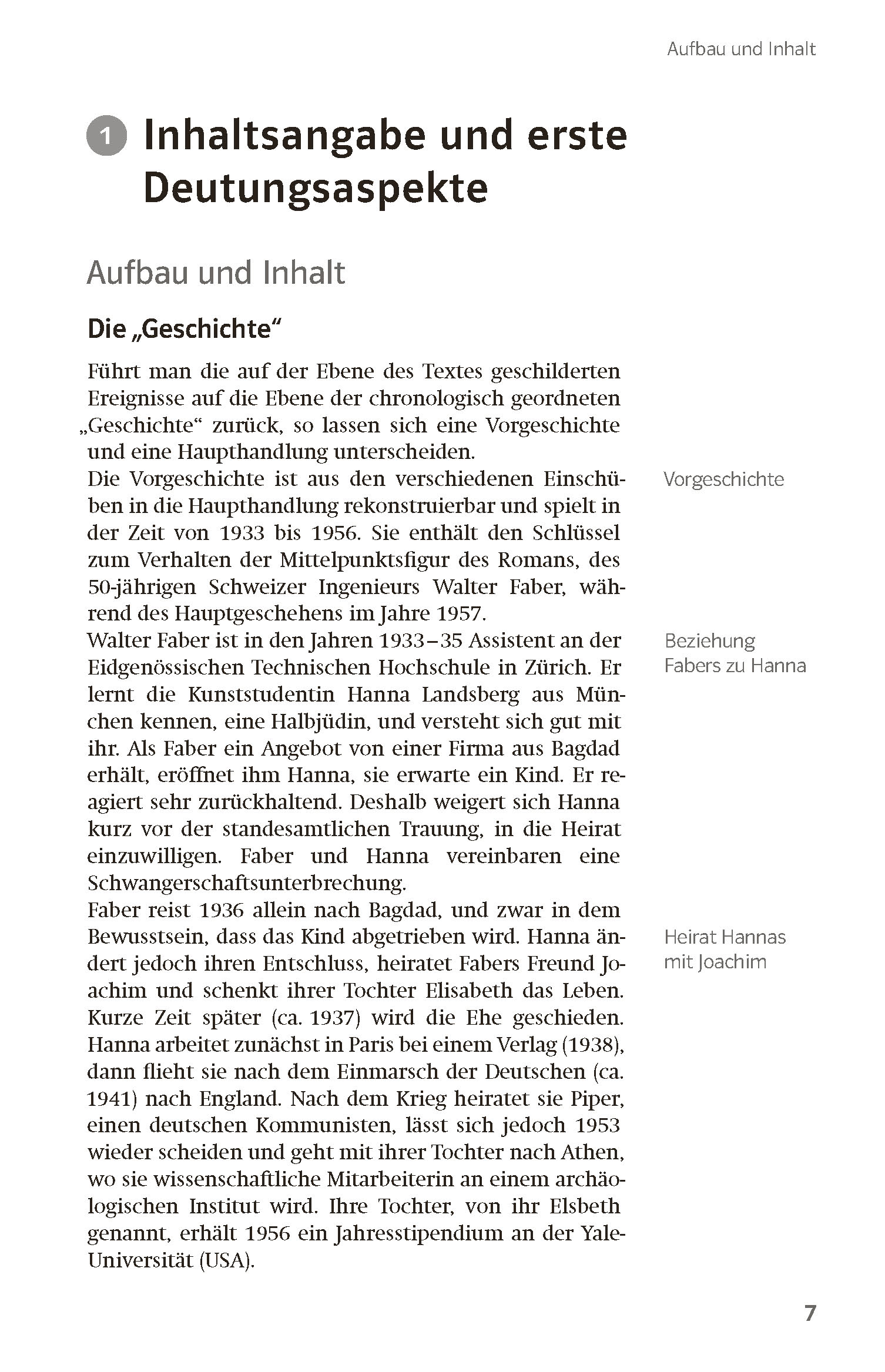 Klett Lektürehilfen Max Frisch, Homo faber