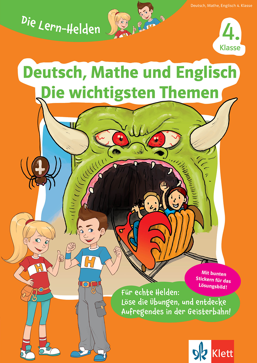 Klett Die Lern-Helden: Deutsch, Mathe und Englisch Die wichtigsten Themen 4. Klasse