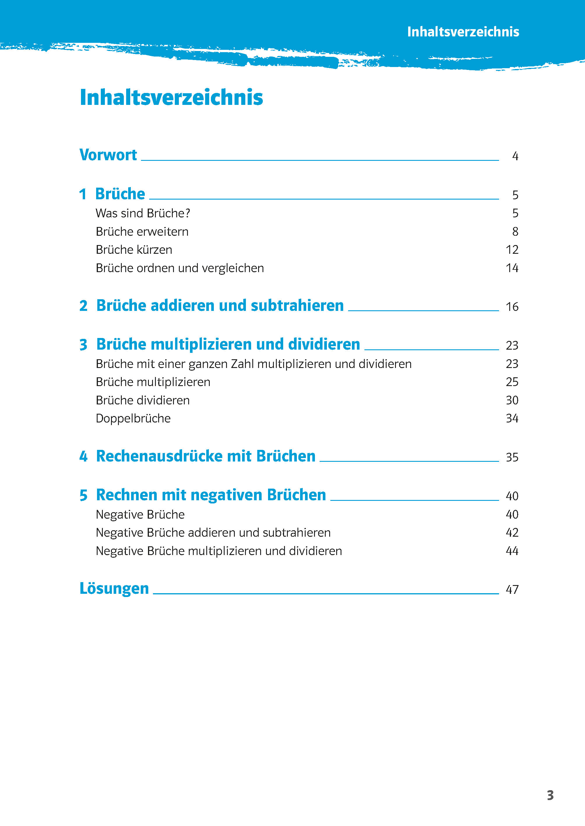 Klett 10-Minuten-Training Mathematik Rechnen mit Brüchen 5./6. Klasse