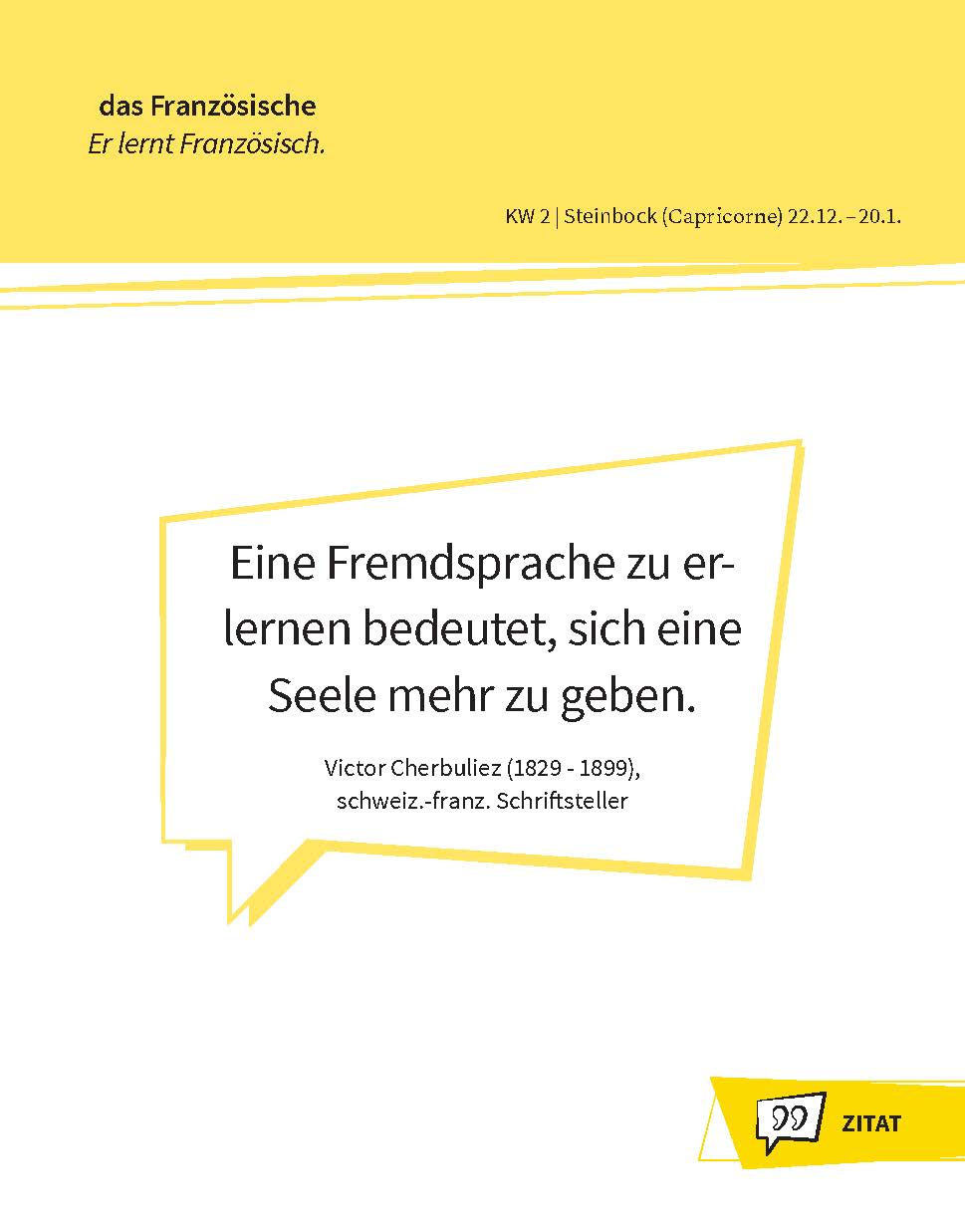 Langenscheidt Sprachkalender Französisch 2026