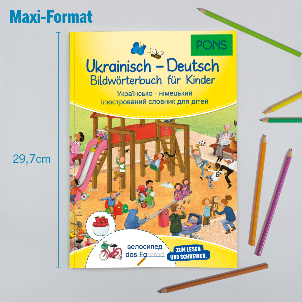 PONS Bildwörterbuch Ukrainisch - Deutsch für Kinder