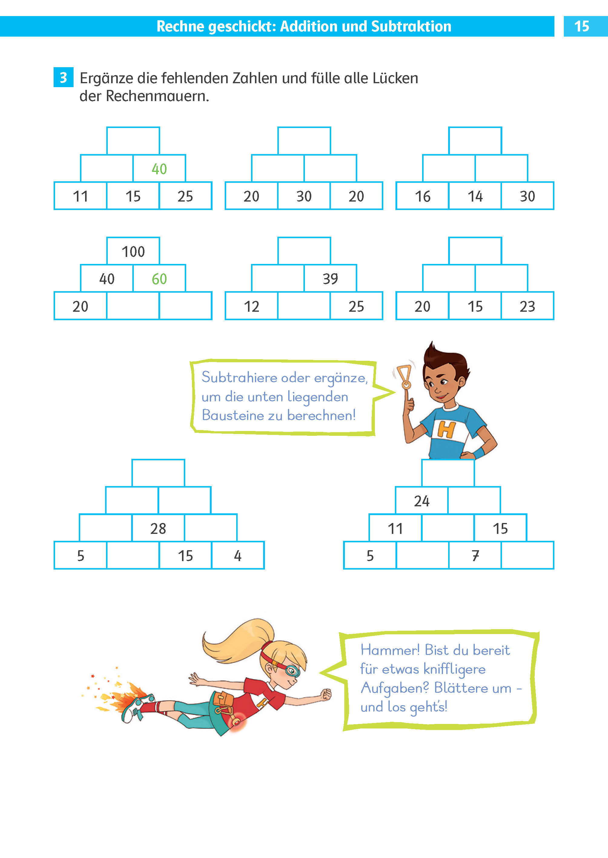 Klett Die Mathe-Helden: Kopfrechnen trainieren 3. Klasse