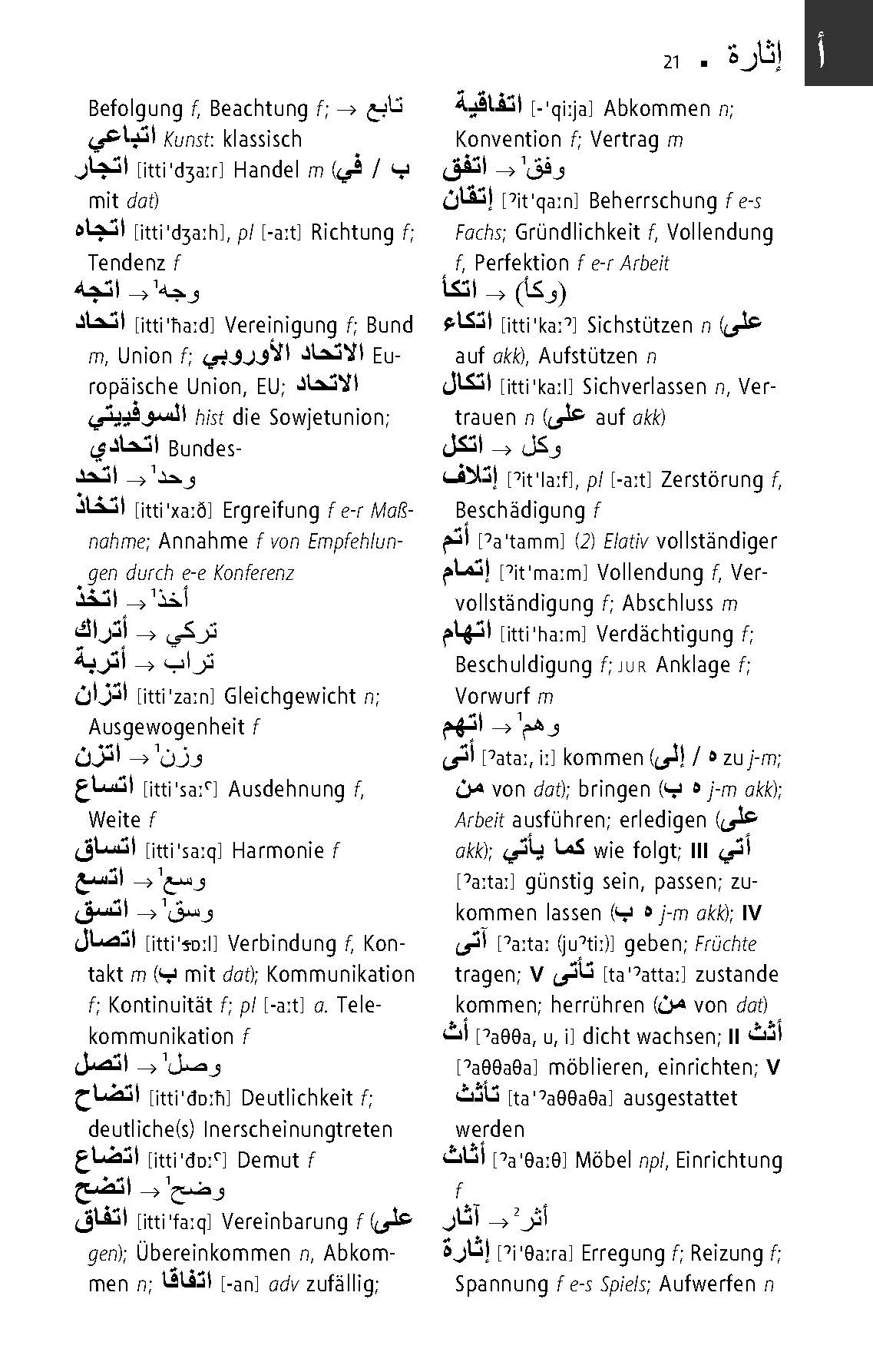 Langenscheidt Taschenwörterbuch Arabisch