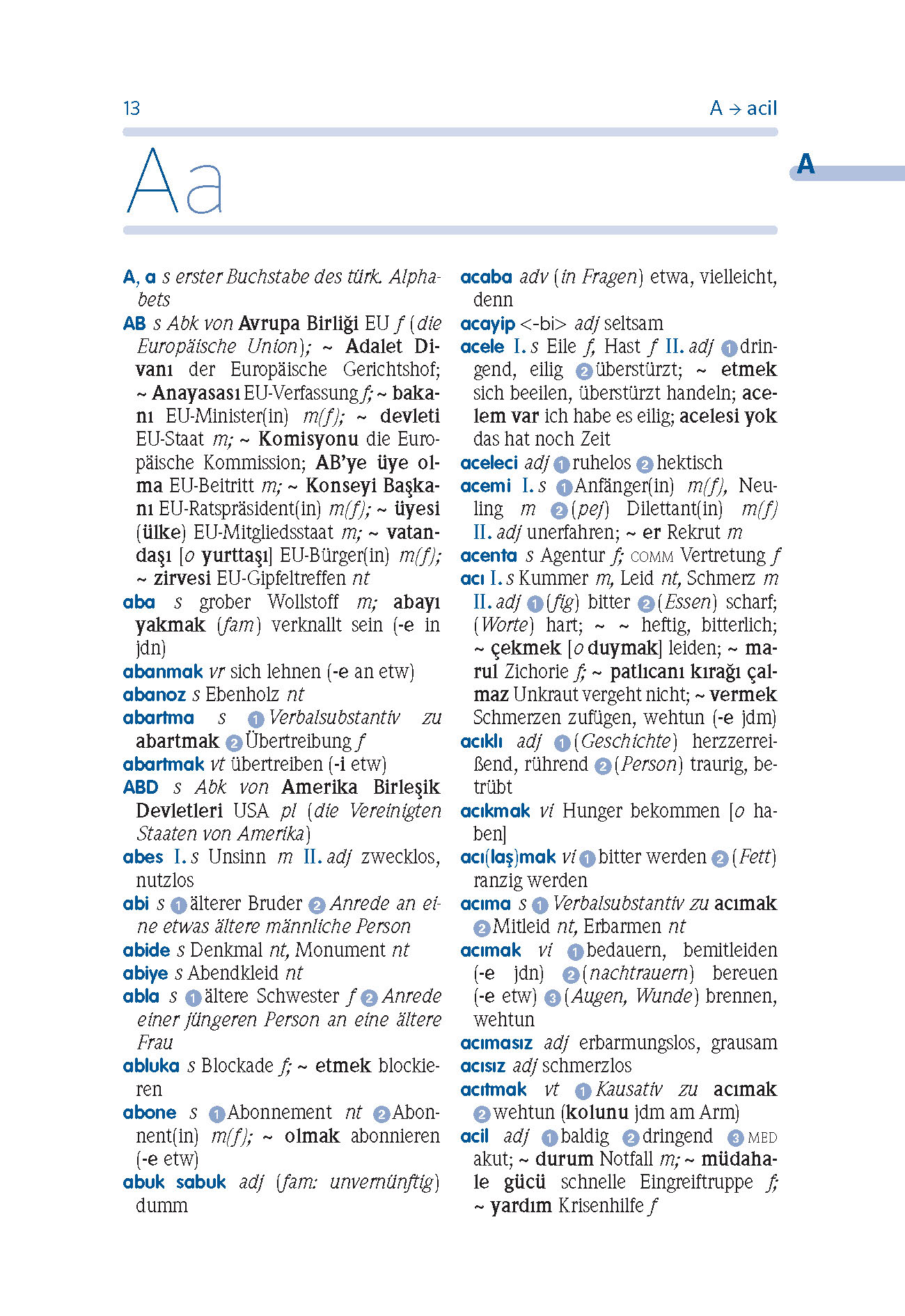 PONS Basiswörterbuch Türkisch