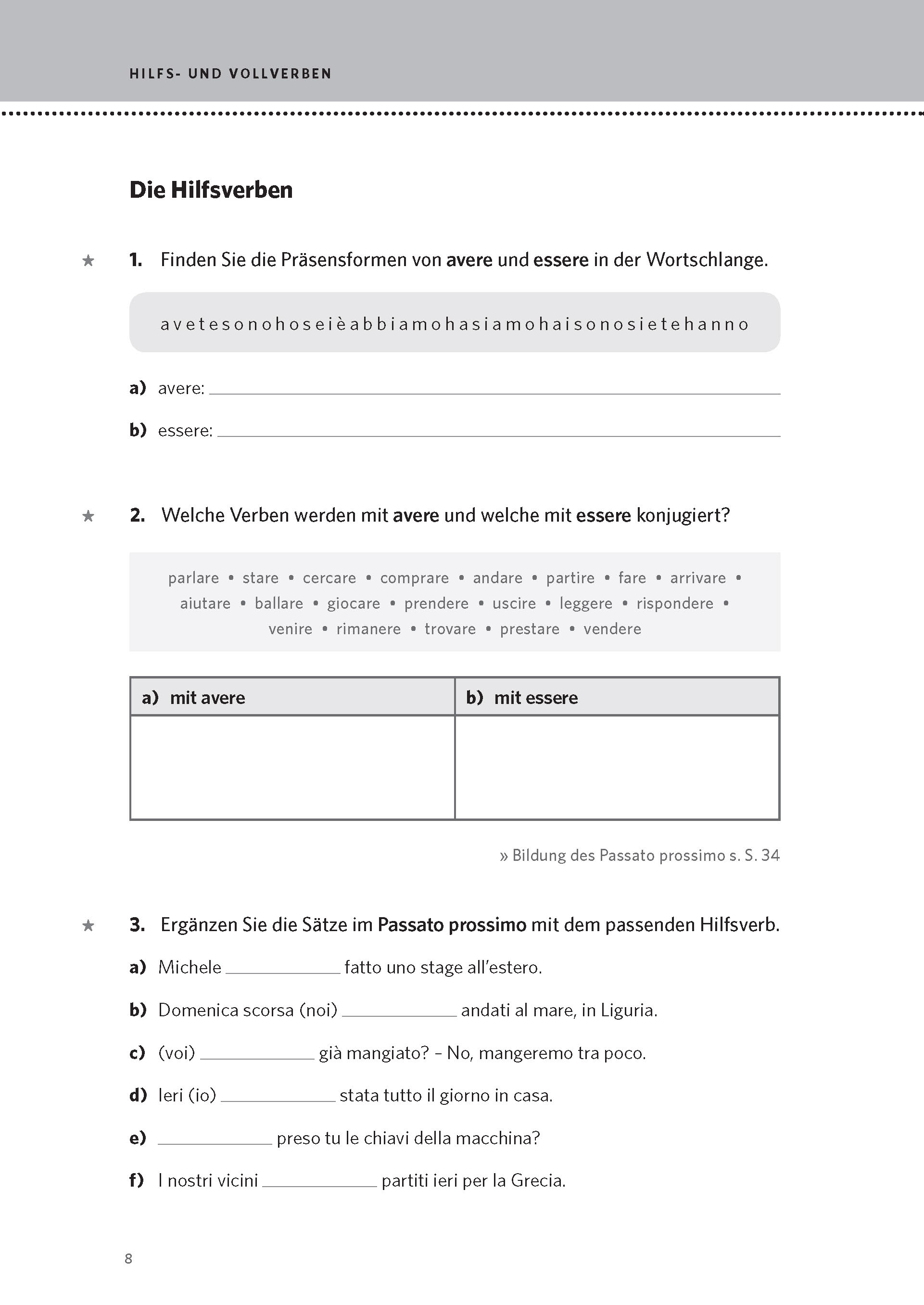 PONS Verben & Zeiten trainieren Italienisch