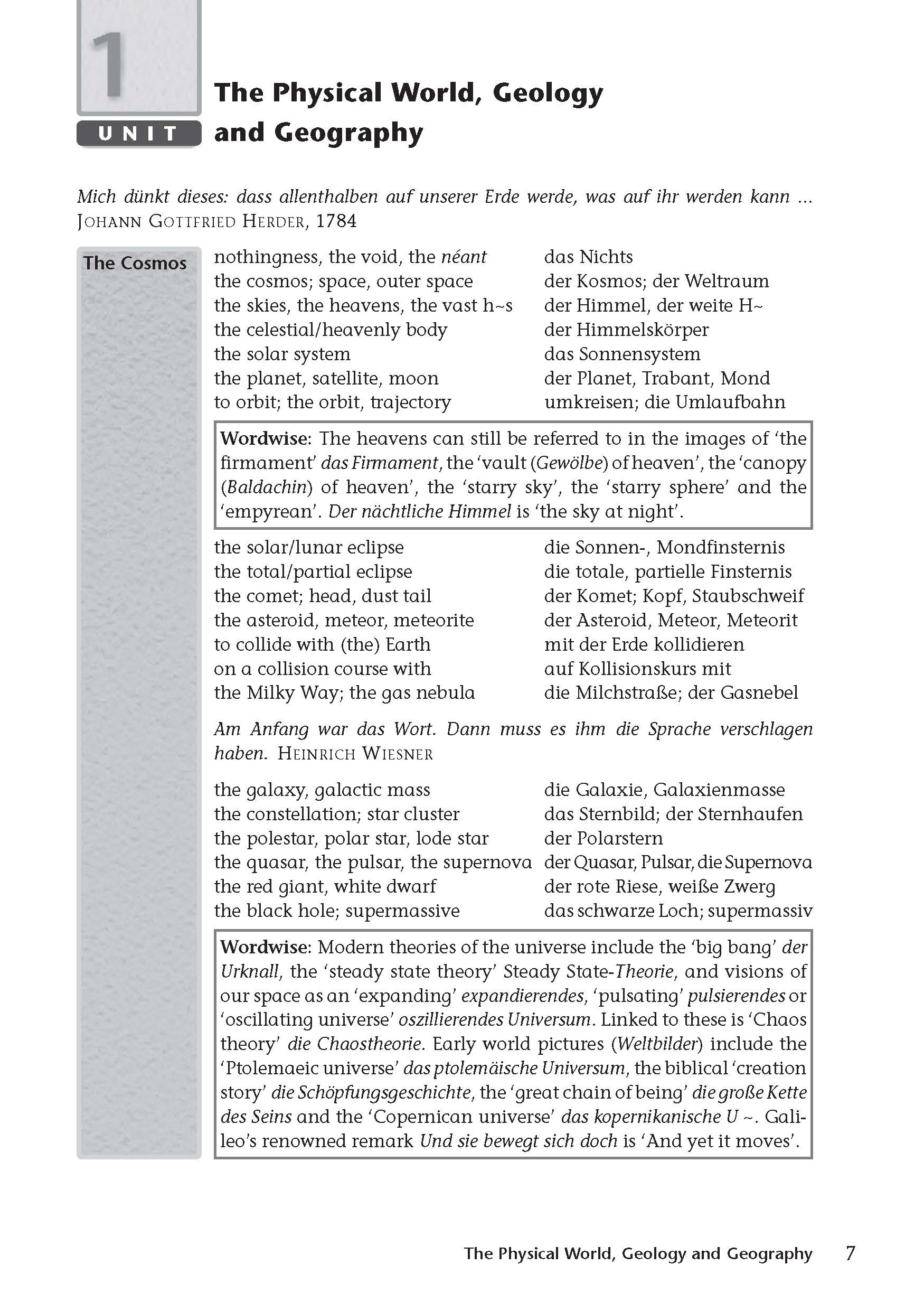 Uni Wissen Your Words, Your World