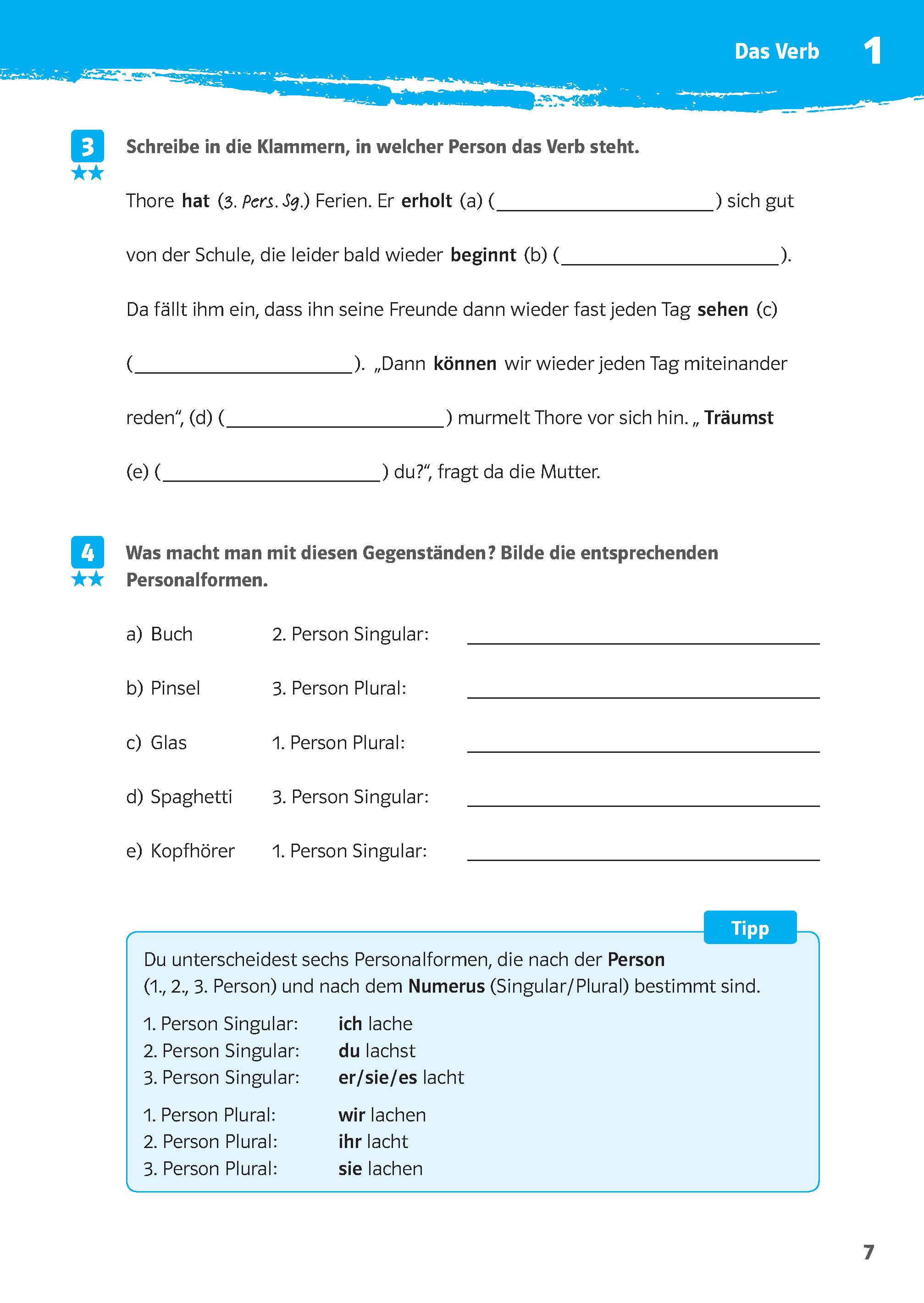 Klett 10-Minuten-Training Deutsch Grammatik Zeiten 5. - 7. Klasse