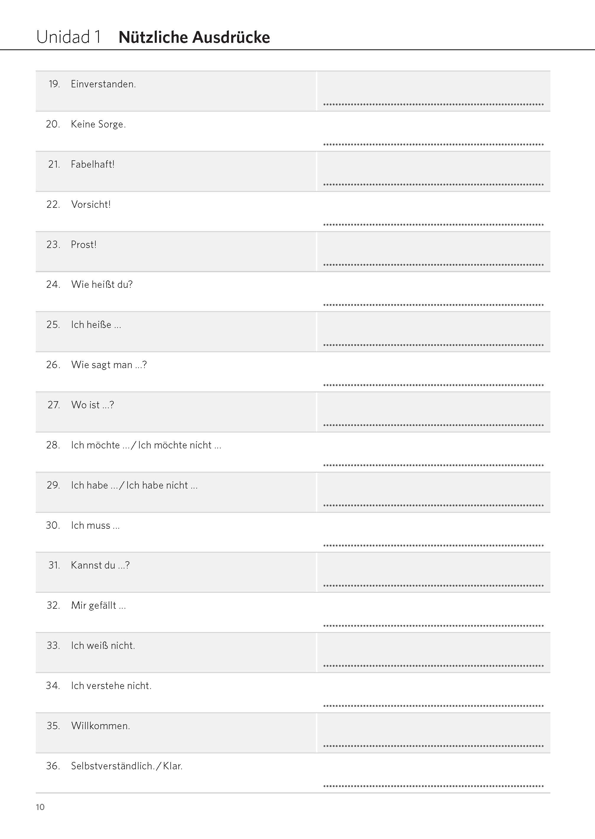 PONS Satz für Satz Spanisch A1