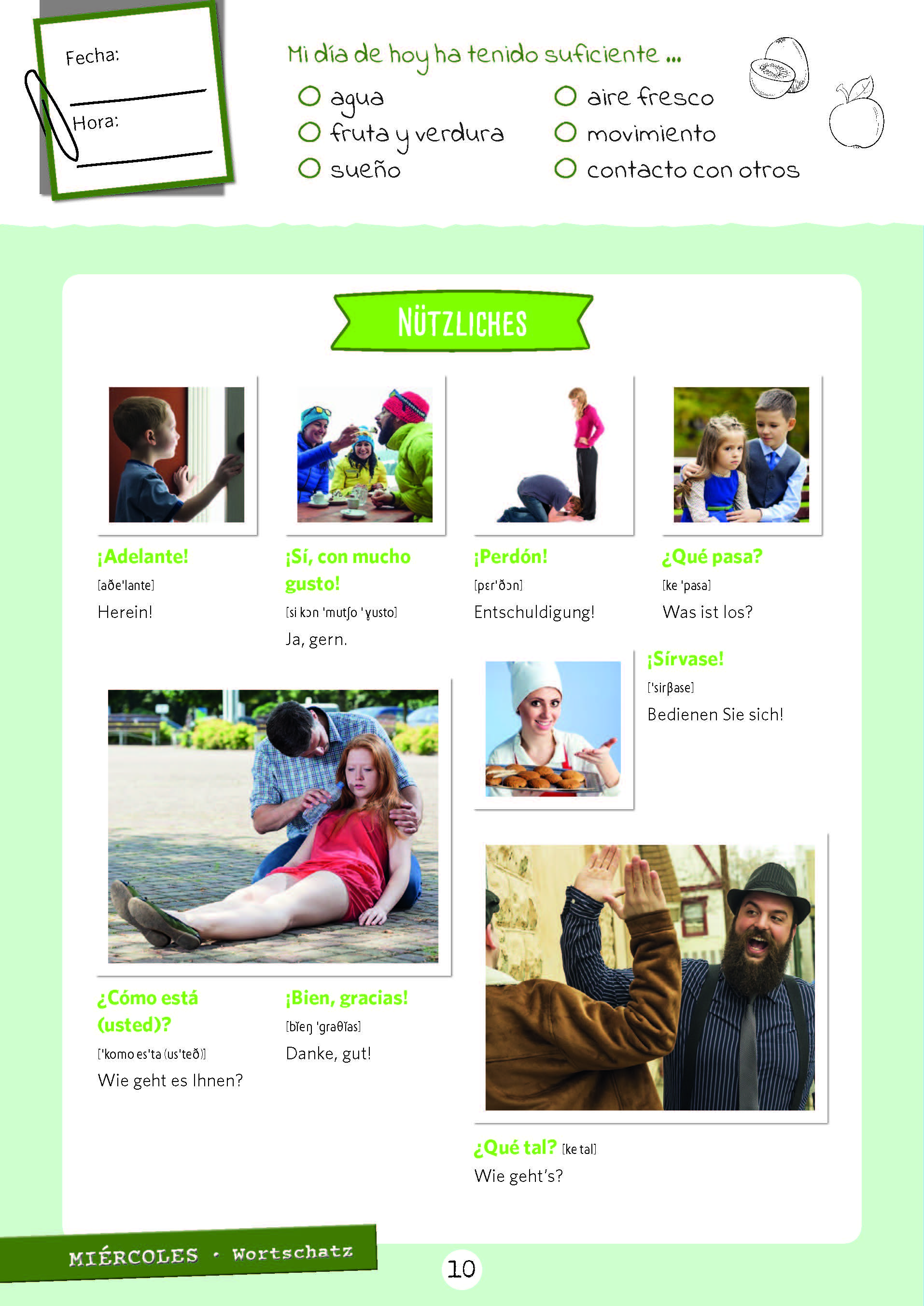 PONS 365 Auszeiten Spanisch