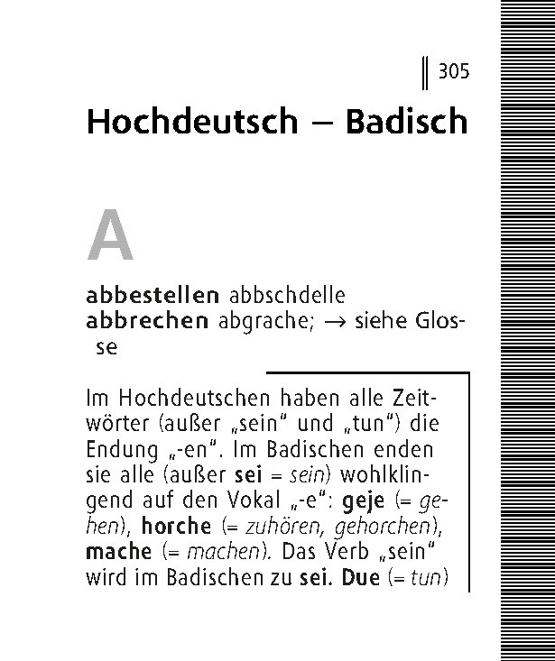 Langenscheidt Lilliput Badisch