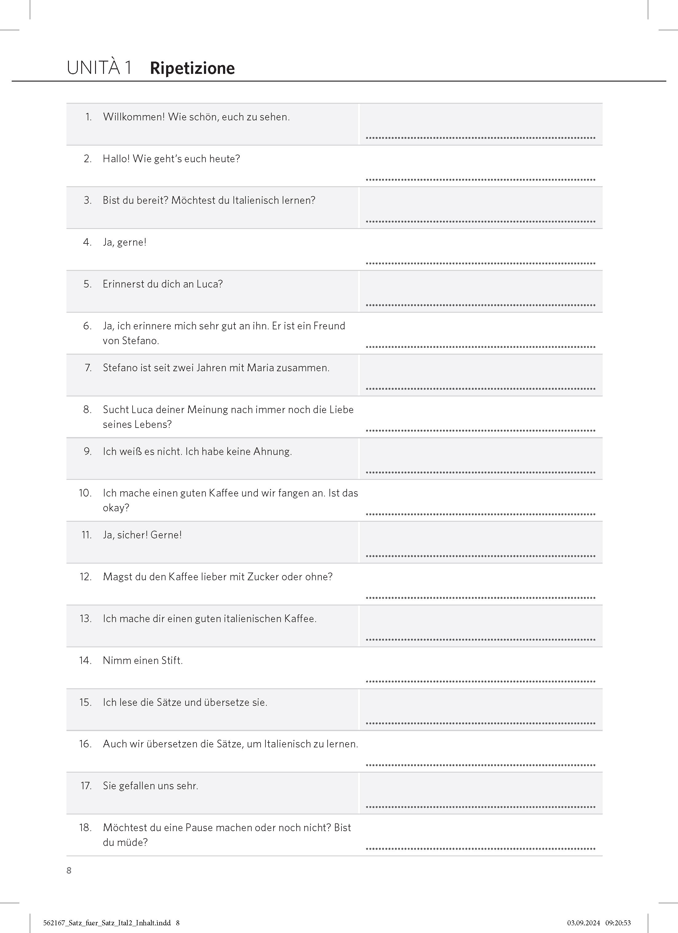 PONS Satz für Satz Italienisch A2