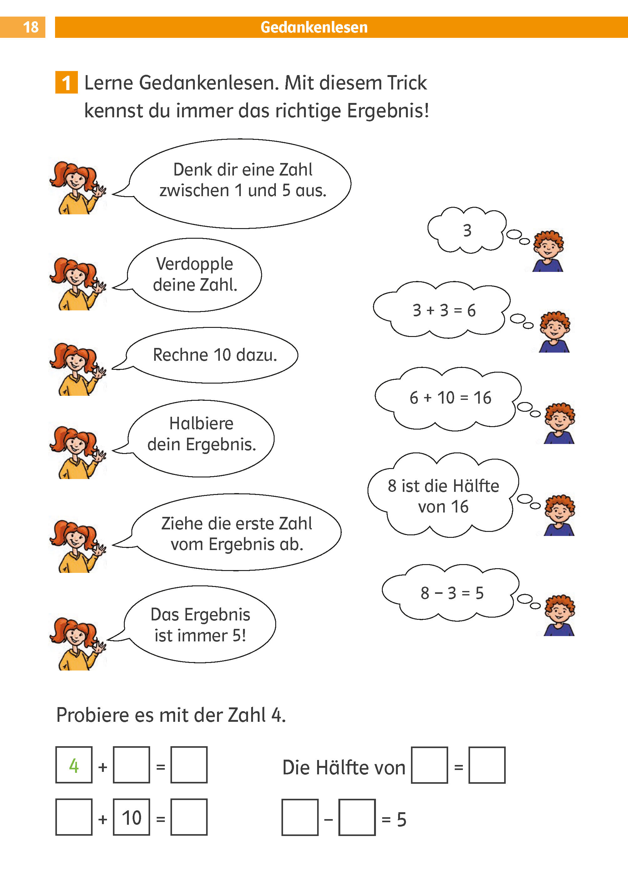 Klett Die Mathe-Helden: Knobelaufgaben für Mathe-Helden 1. Klasse