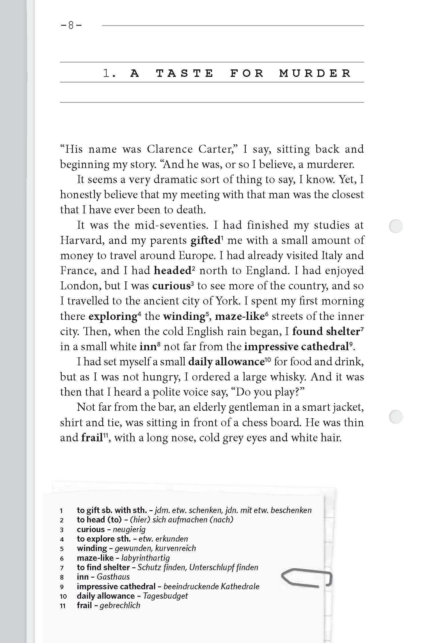 PONS A Taste for Murder