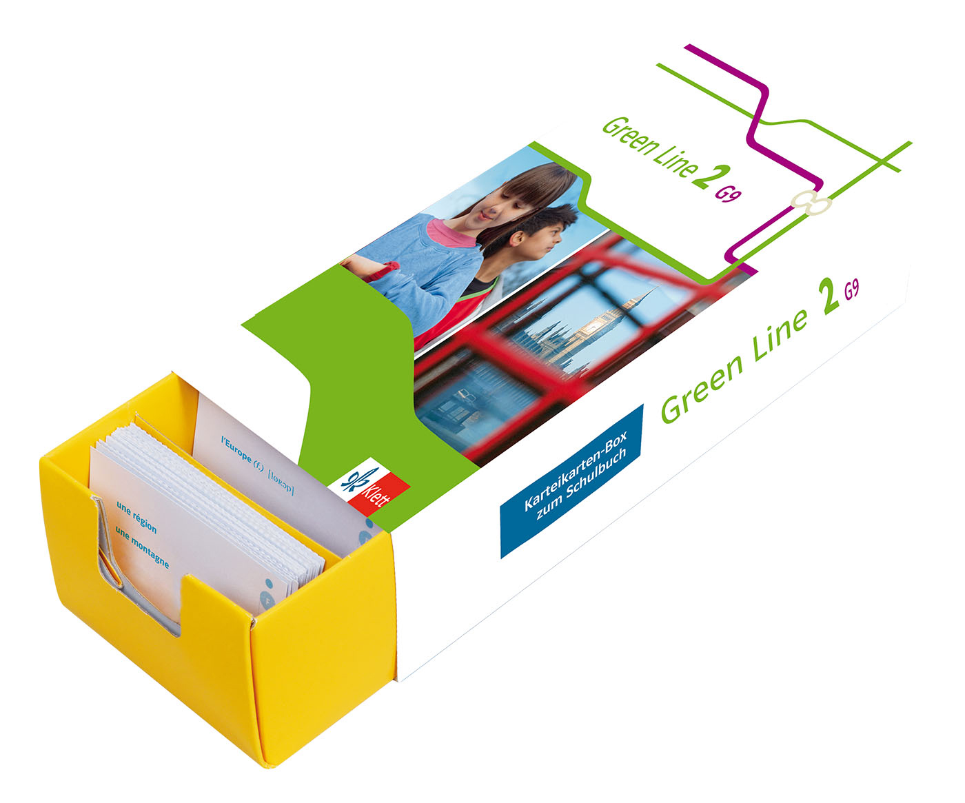 Klett Green Line 2 G9 Klasse 6 - Vokabel-Lernbox zum Schulbuch