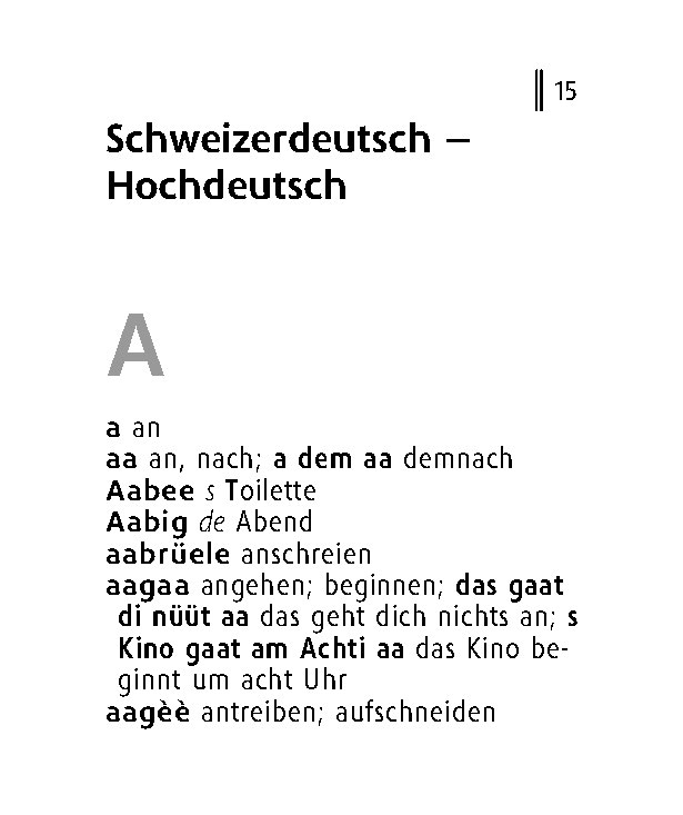 Langenscheidt Lilliput Schweizerdeutsch