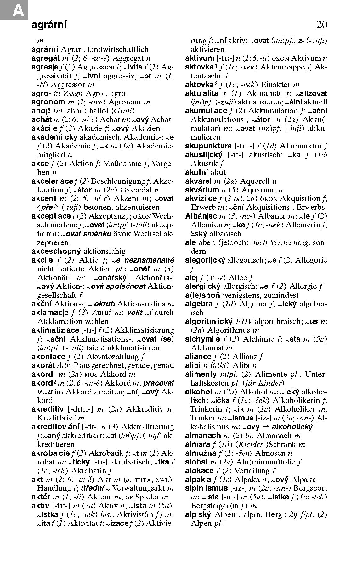 Langenscheidt Taschenwörterbuch Tschechisch