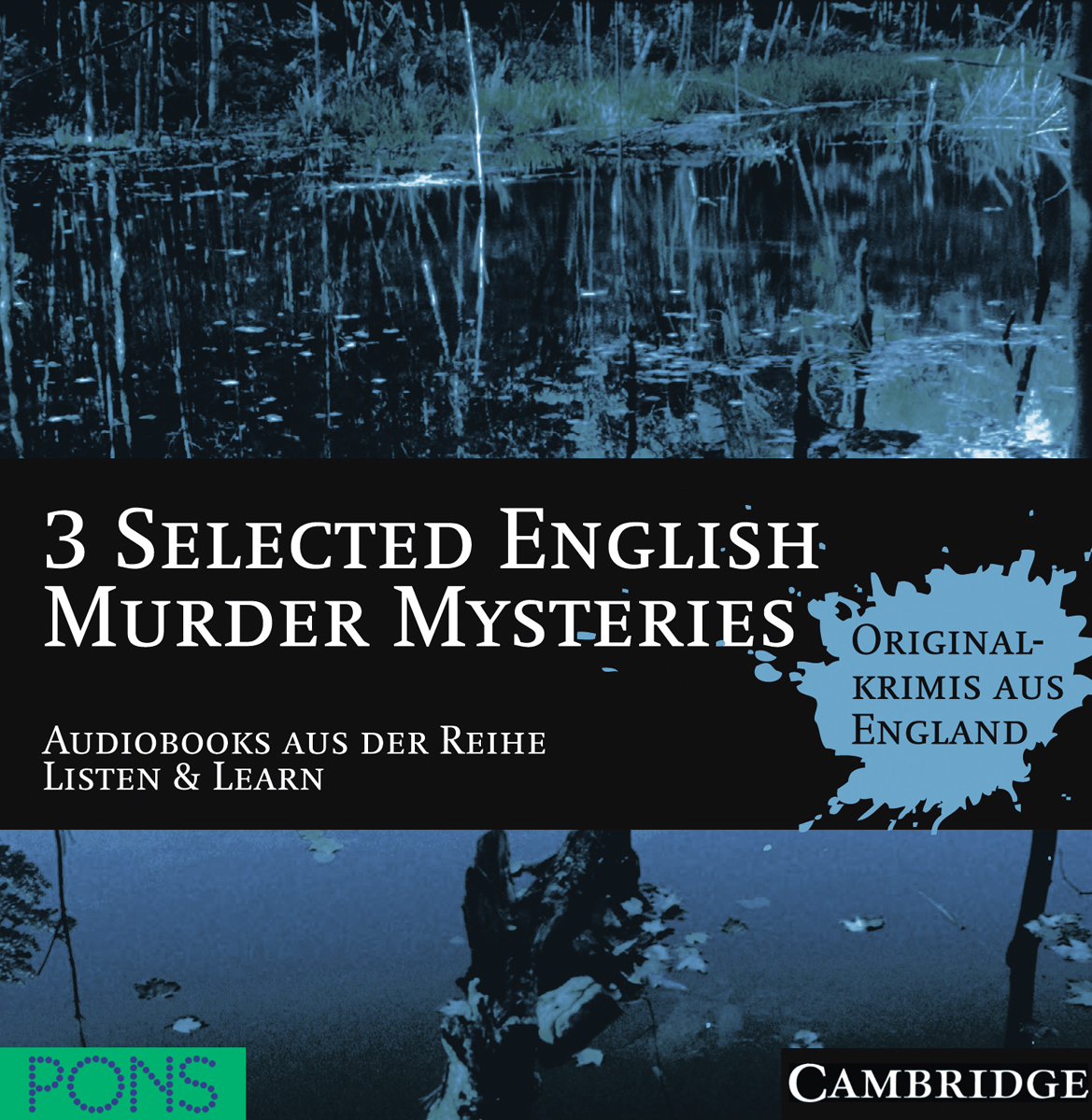 PONS/Cambridge: 3 selected Murder Mysteries, Audiobooks