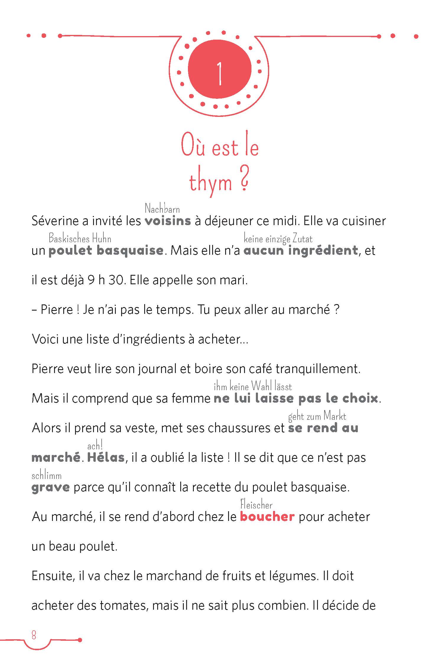 PONS 5-Minuten-Lektüren Französisch A1 - Où est le thym ?