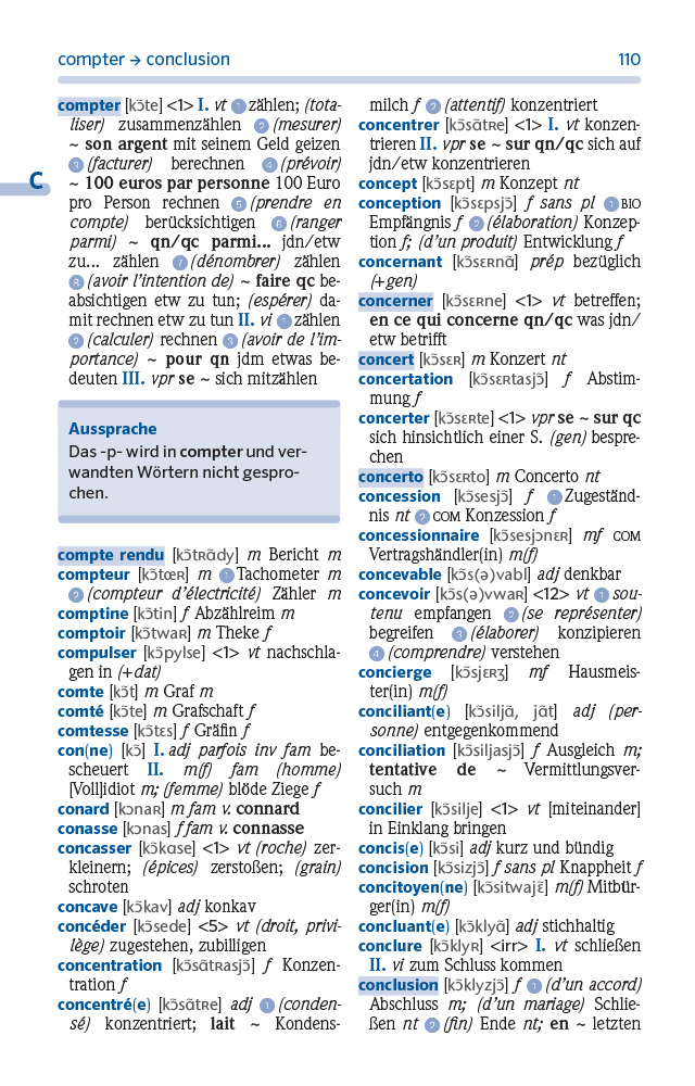 PONS Schulwörterbuch Französisch
