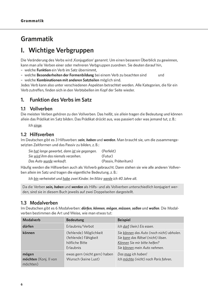 PONS Das große Buch der Verben Deutsch als Fremdsprache