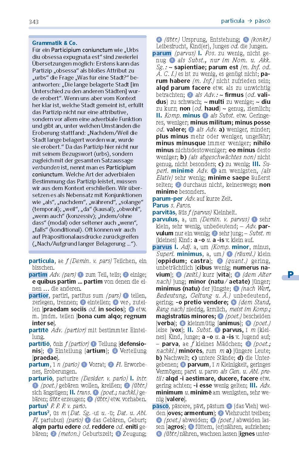 PONS Das große Schulwörterbuch Latein