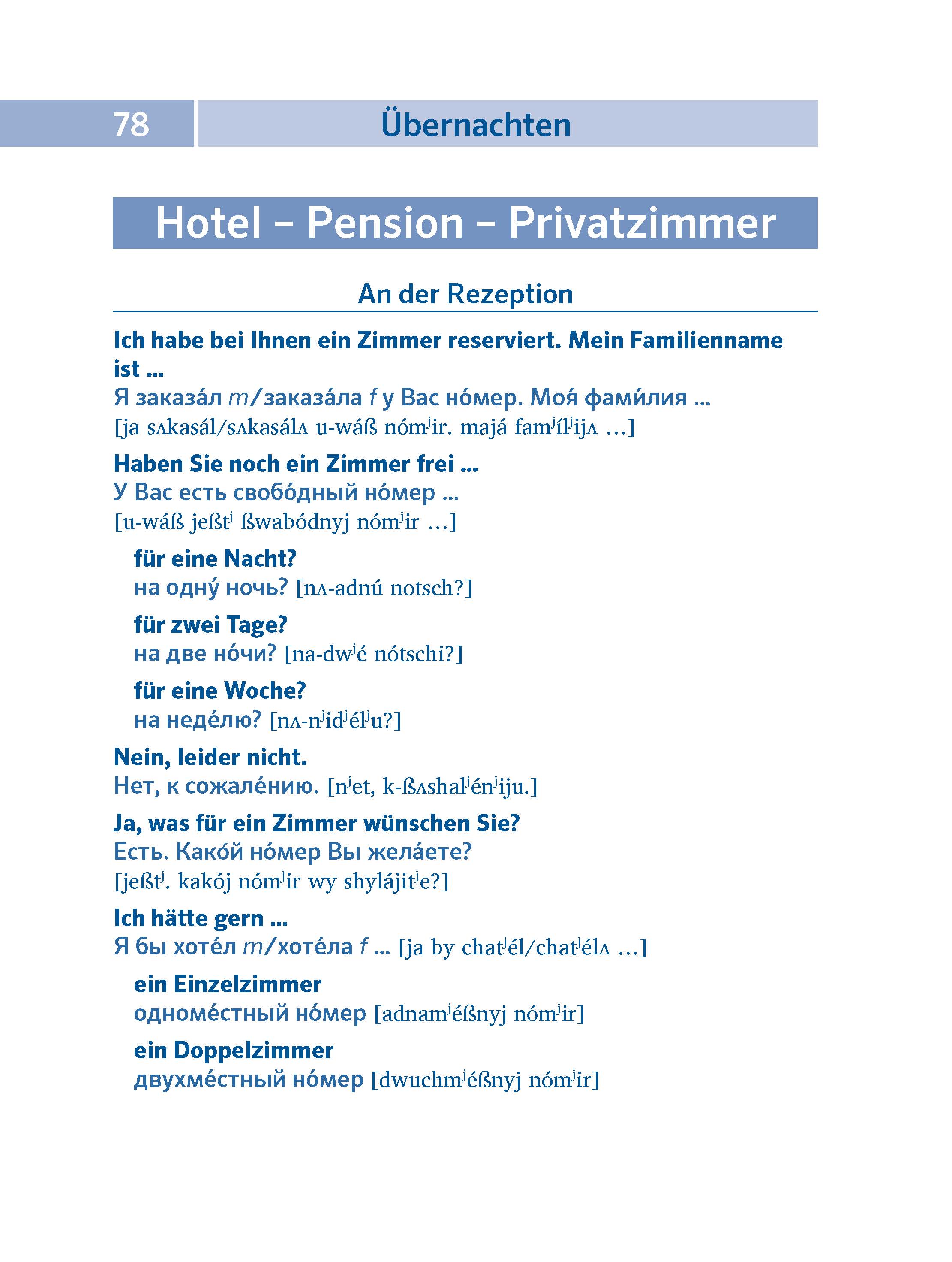 PONS Pocket-Sprachführer Russisch