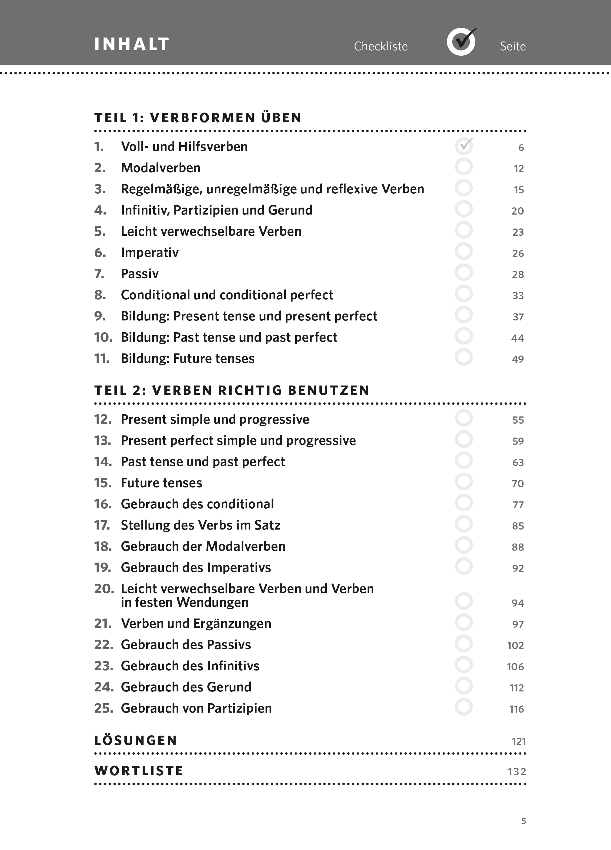 PONS Verben & Zeiten trainieren Englisch