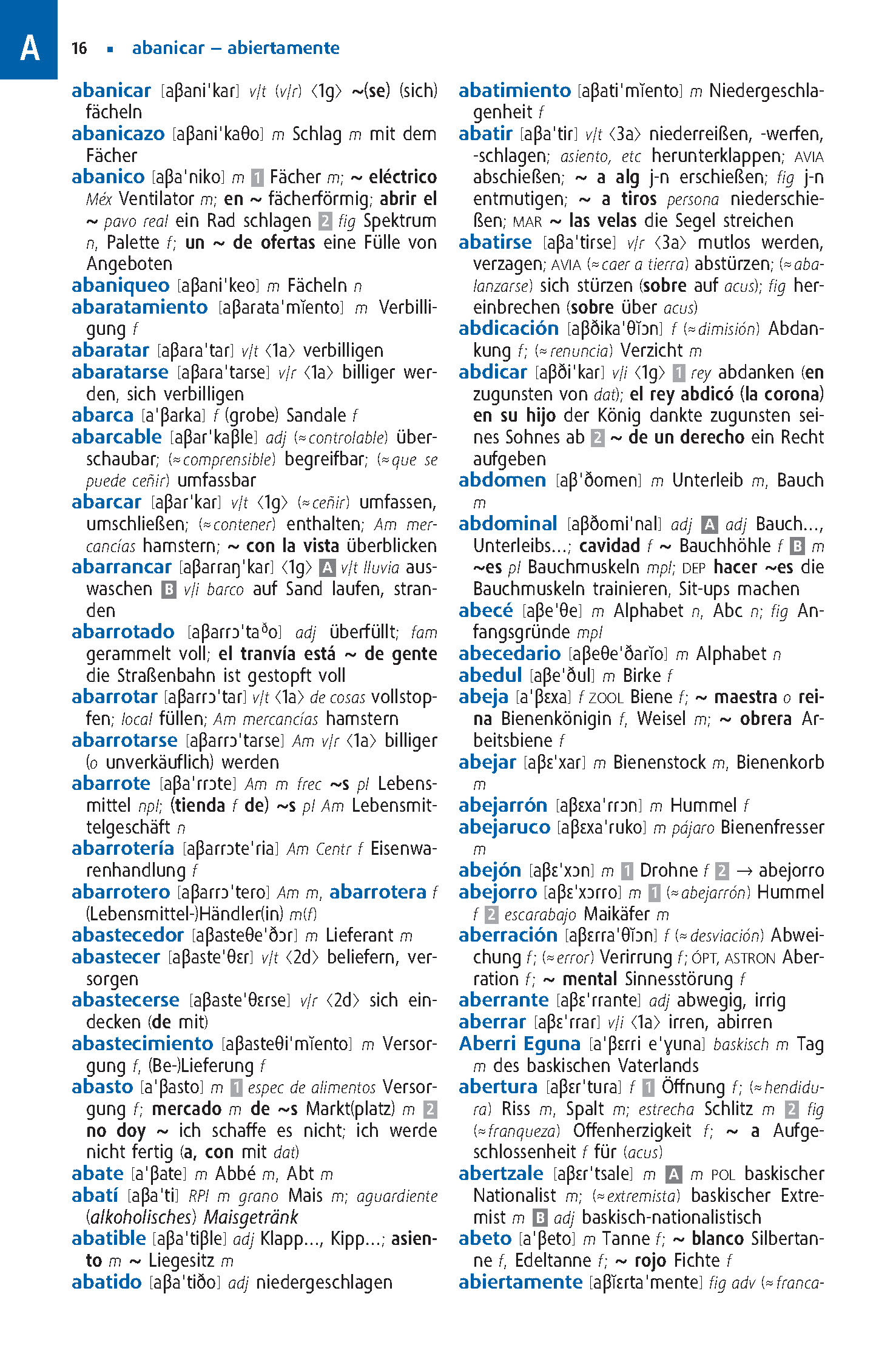 Langenscheidt Abitur-Wörterbuch Spanisch Klausurausgabe