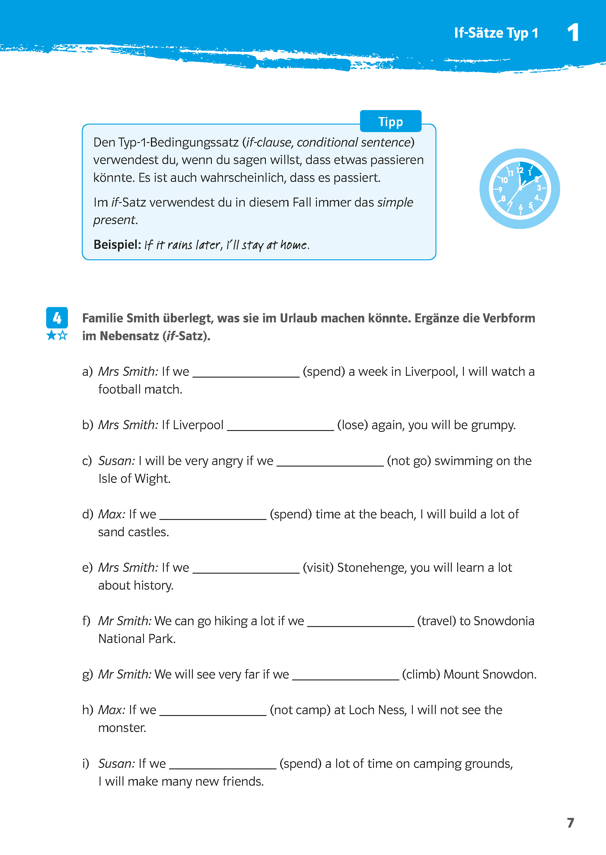 Klett 10-Minuten-Training Englisch Grammatik If-Clauses 6.-8. Klasse