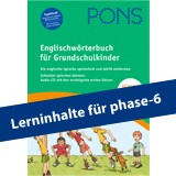 Grundwortschatz Englisch üben mit dem PONS Englischwörterbuch für Grundschulkinder (visuelles Lernen