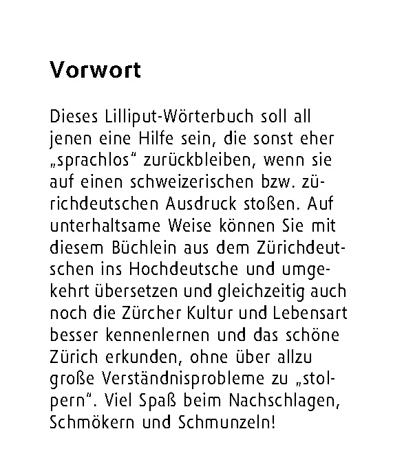 Langenscheidt Lilliput Schweizerdeutsch