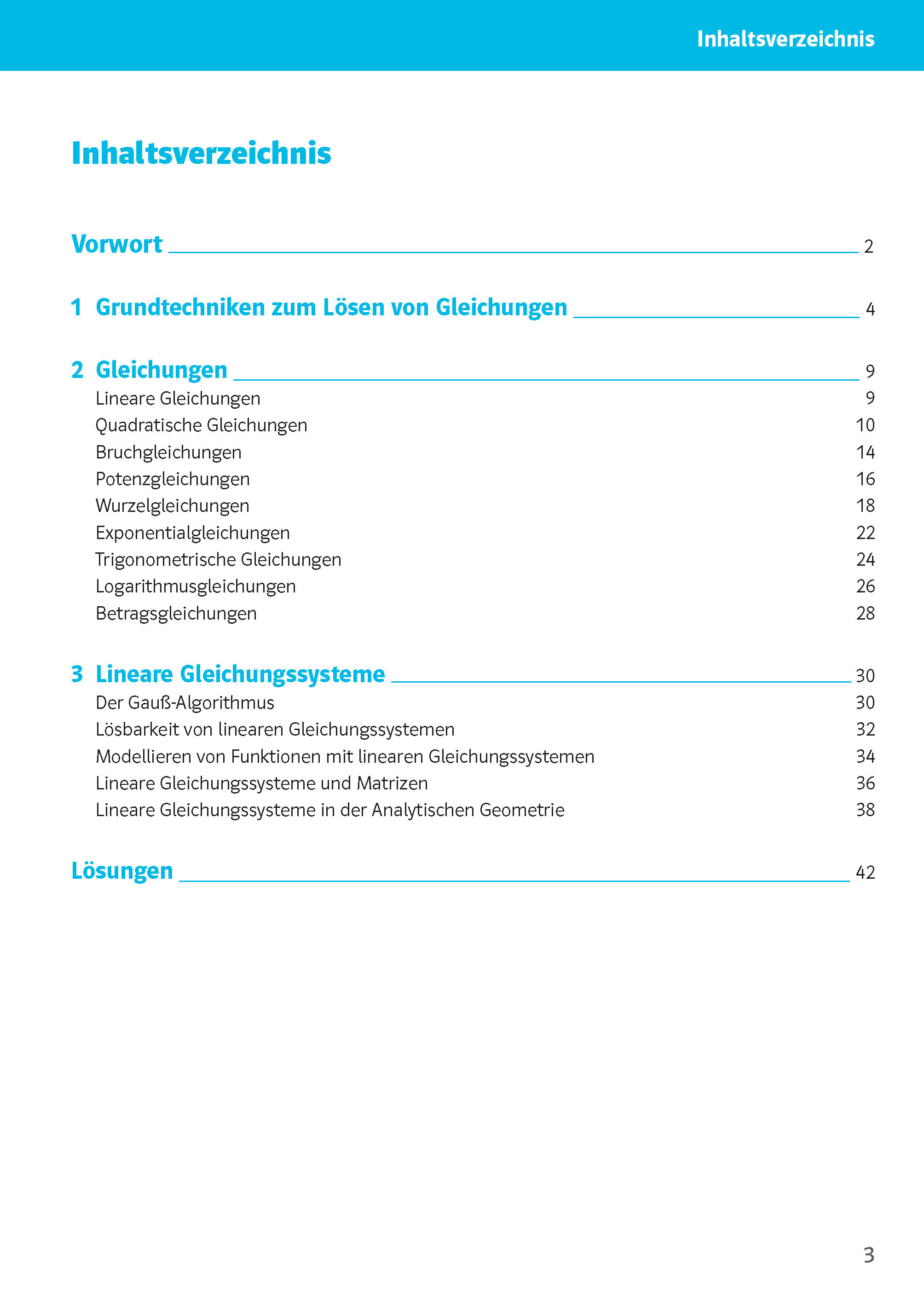 Klett Sicher im Abi 10-Minuten-Training Oberstufe Mathematik Gleichungen