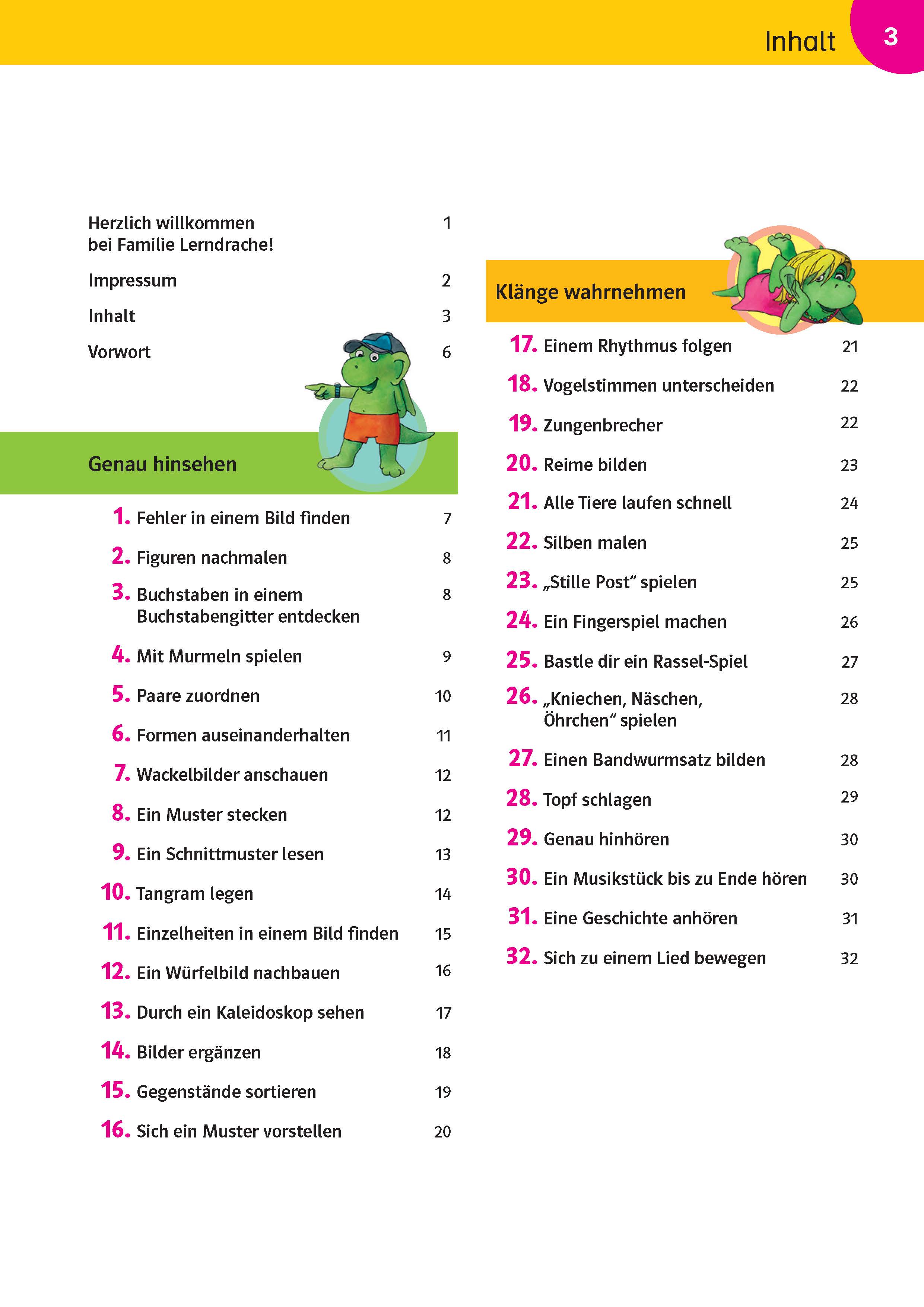 Klett Spielerische Konzentrationsübungen