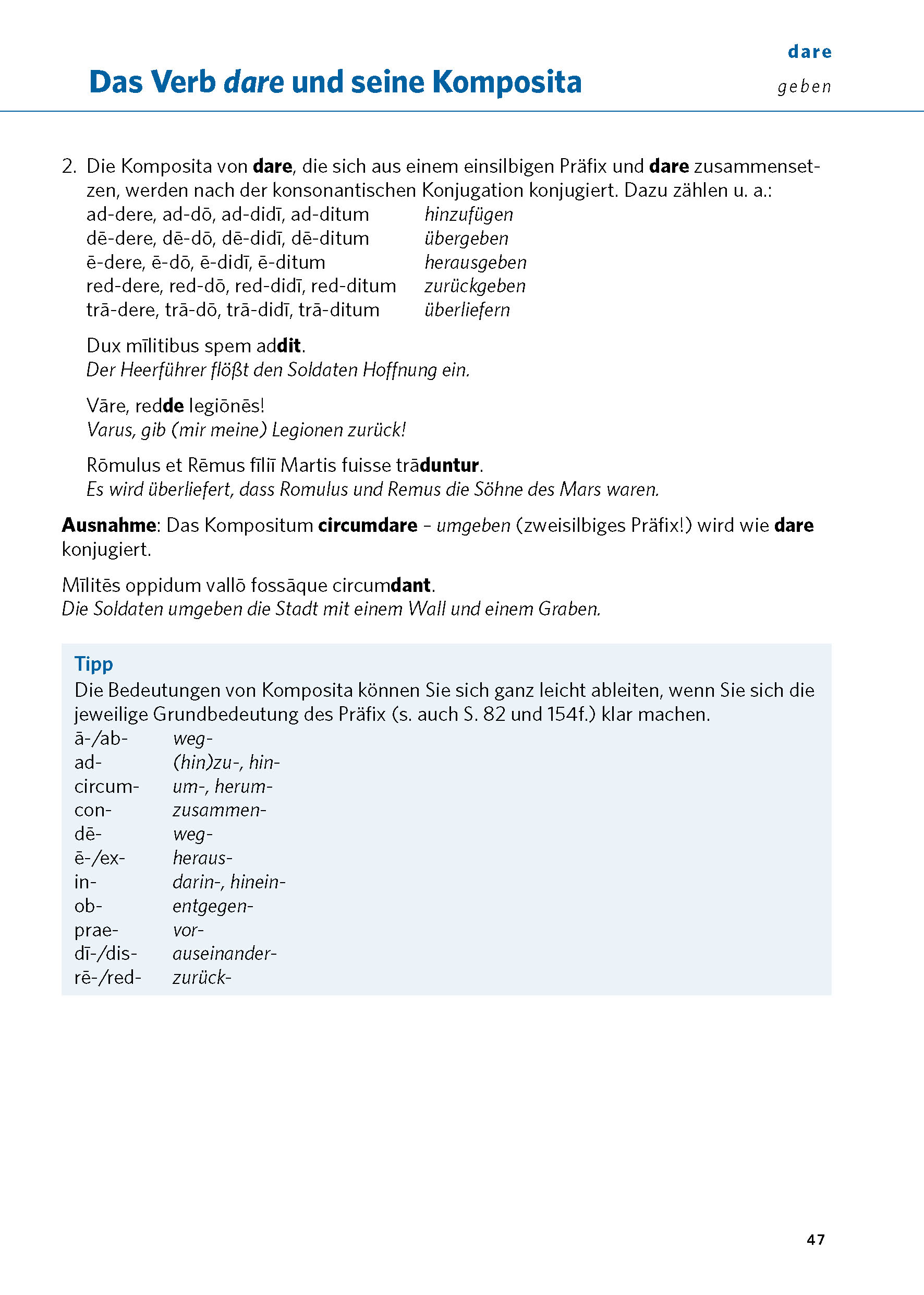 PONS Verbtabellen Plus Latein