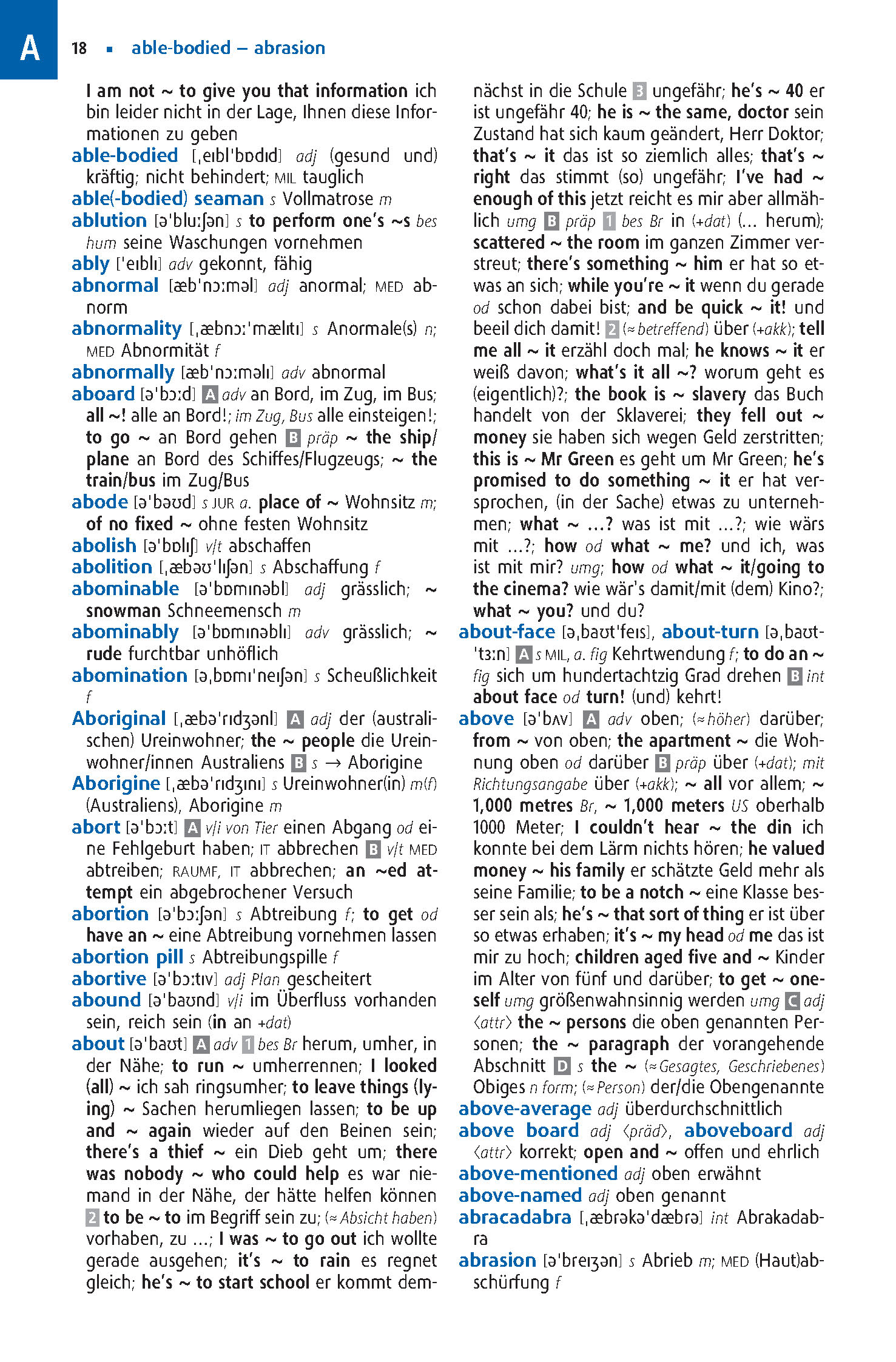 Langenscheidt Abitur-Wörterbuch Englisch Klausurausgabe