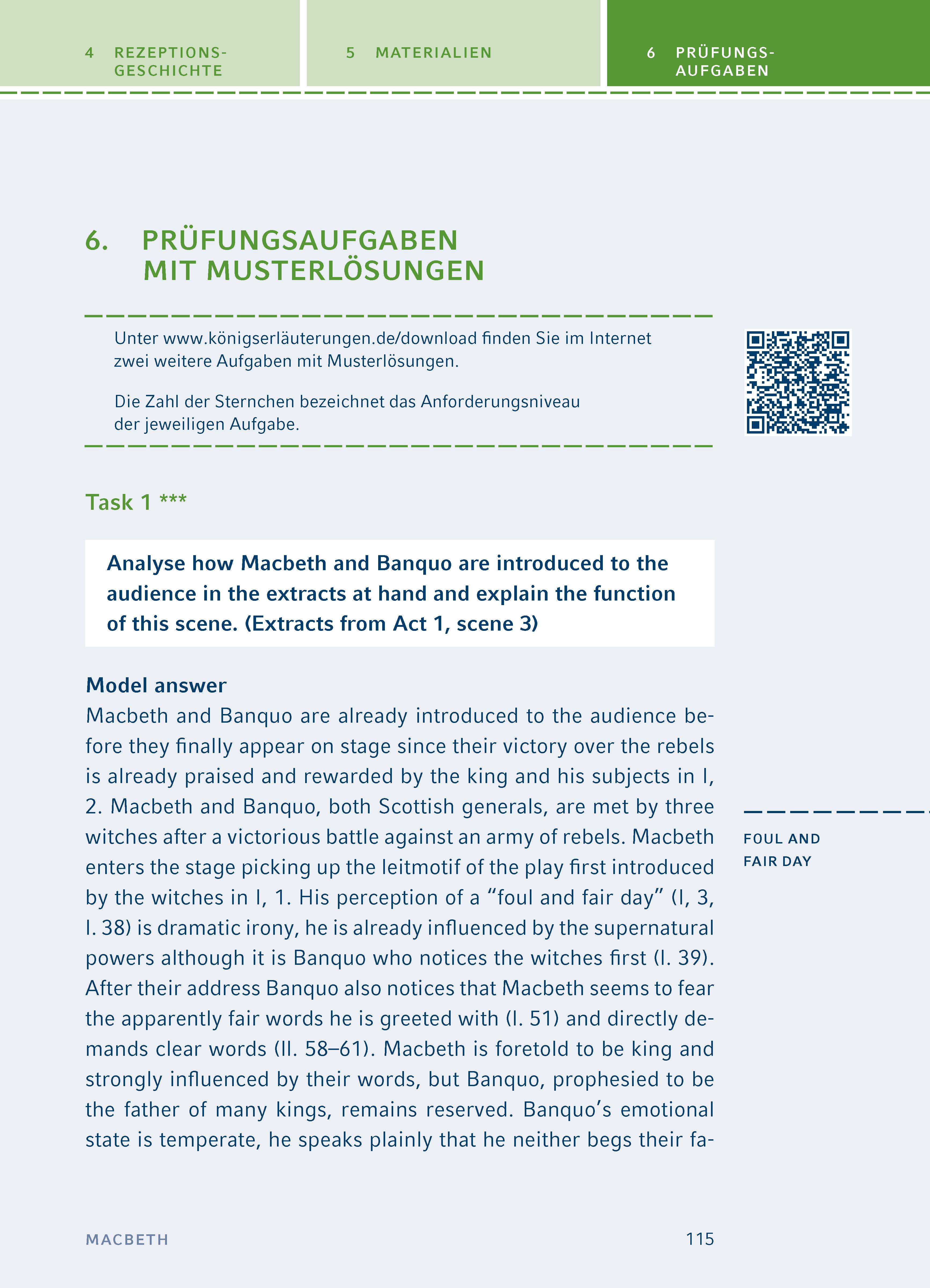 Macbeth von William Shakespeare