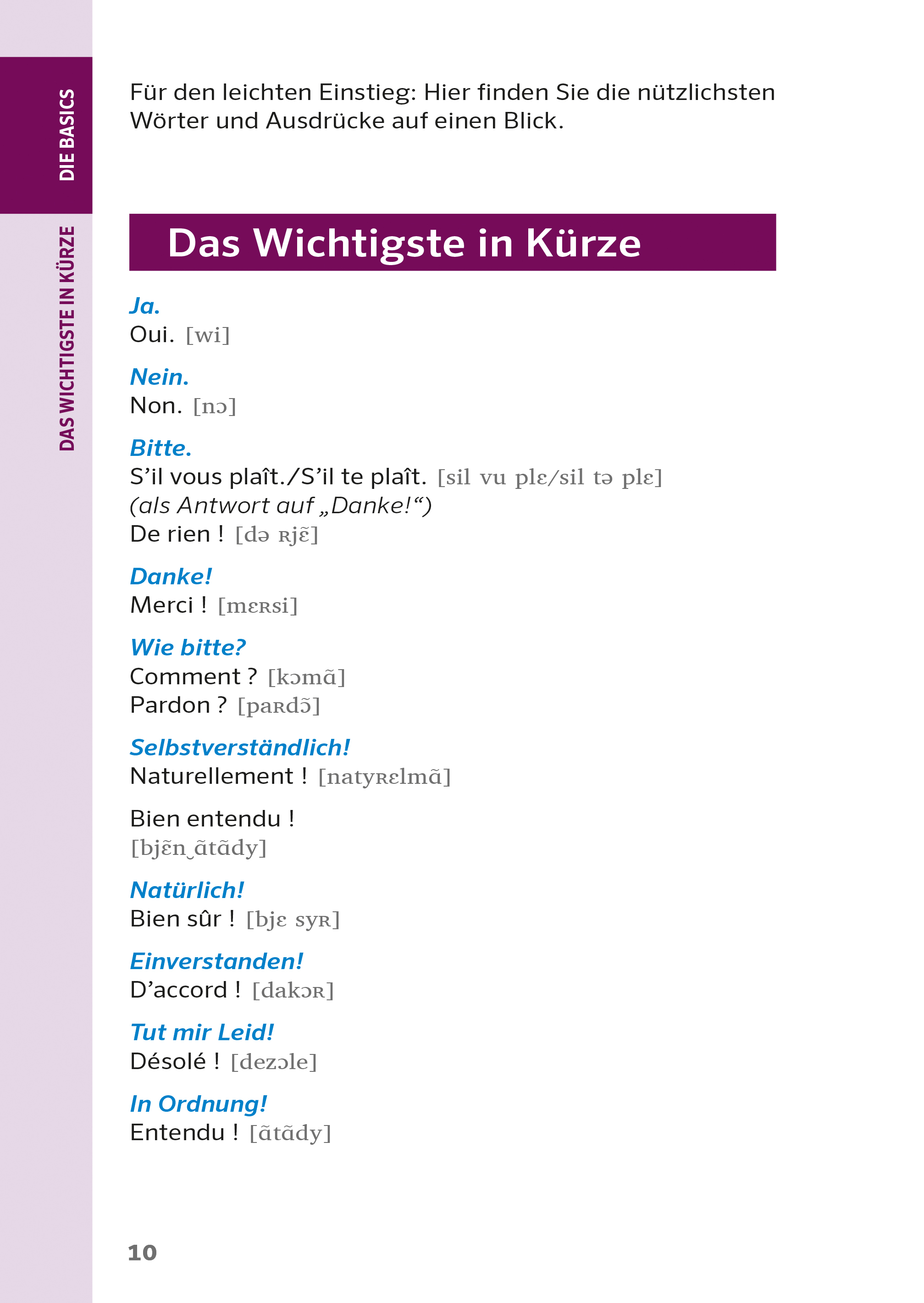 PONS Praxis-Sprachführer Französisch