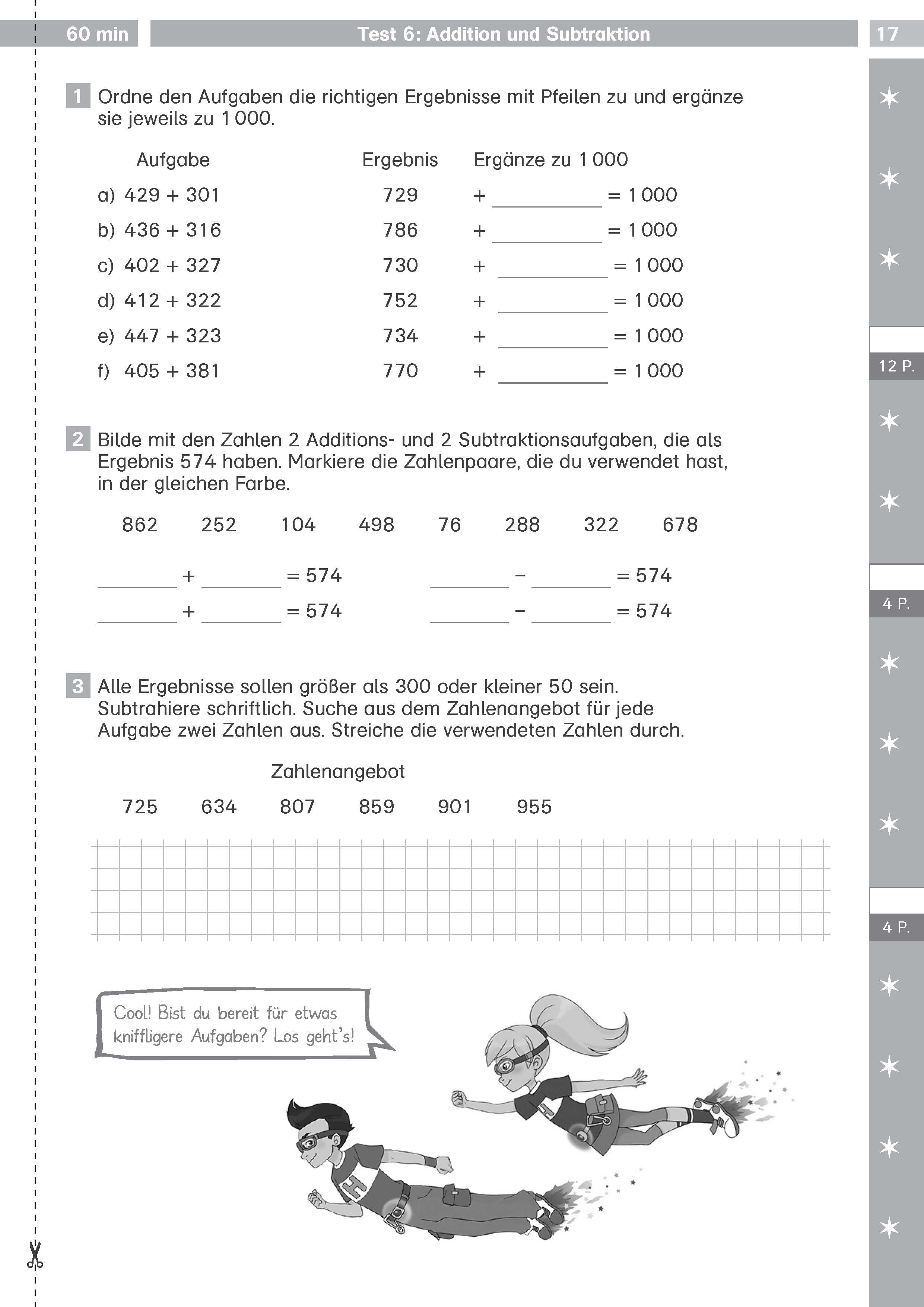 Klett Die Mathe-Helden: Mathe-Tests 3. Klasse