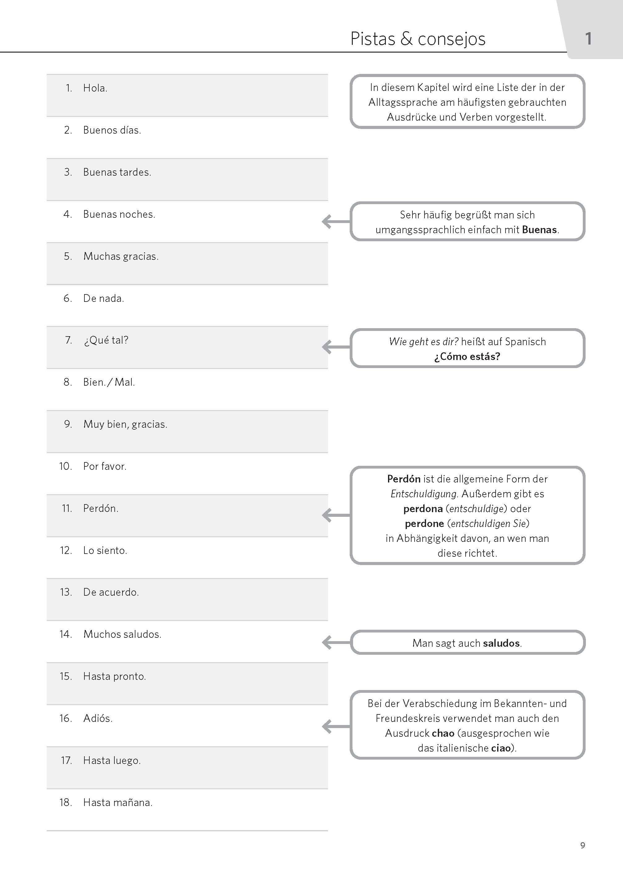 PONS Satz für Satz Spanisch A1