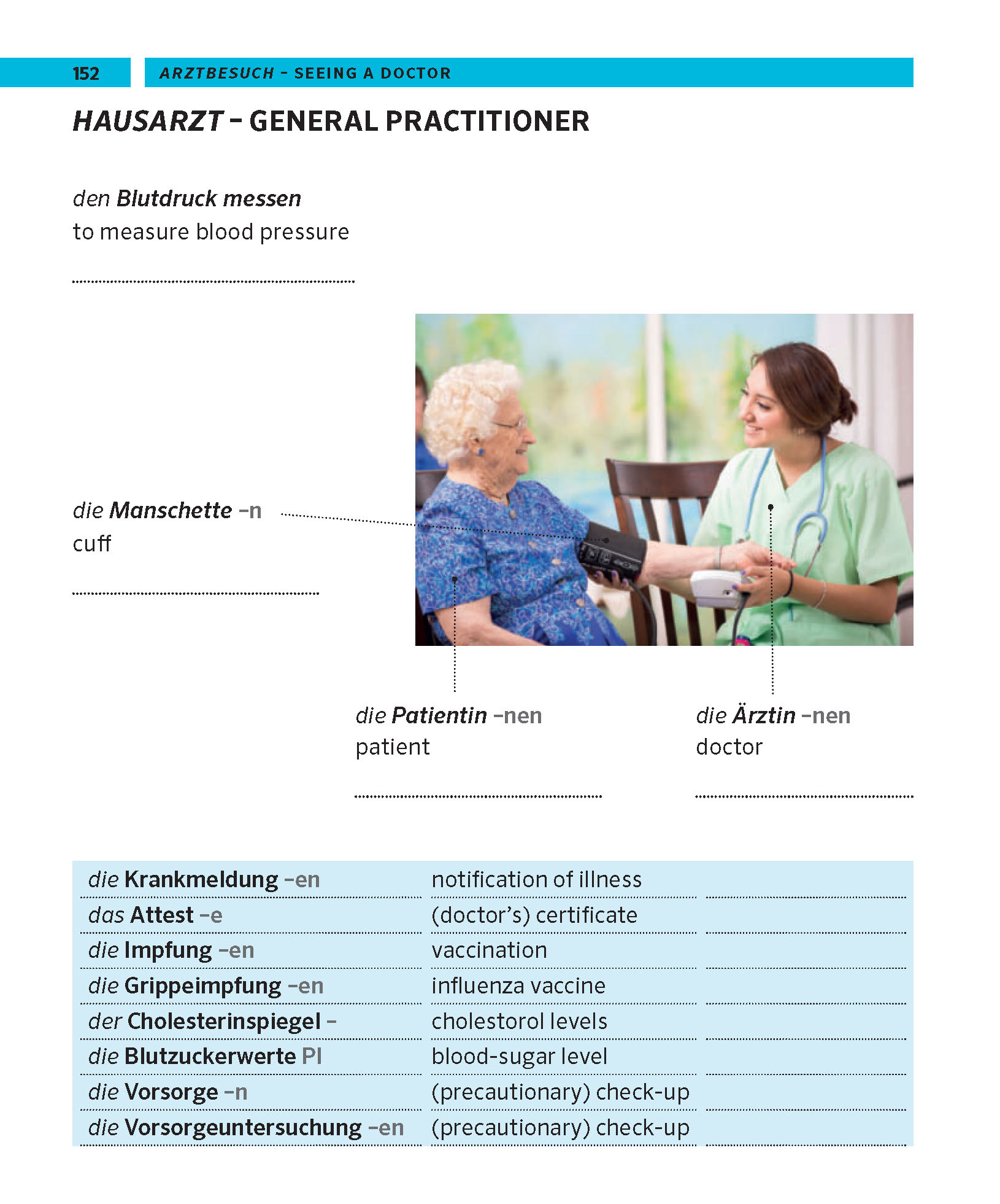 PONS Bildwörterbuch Deutsch für Pflegekräfte
