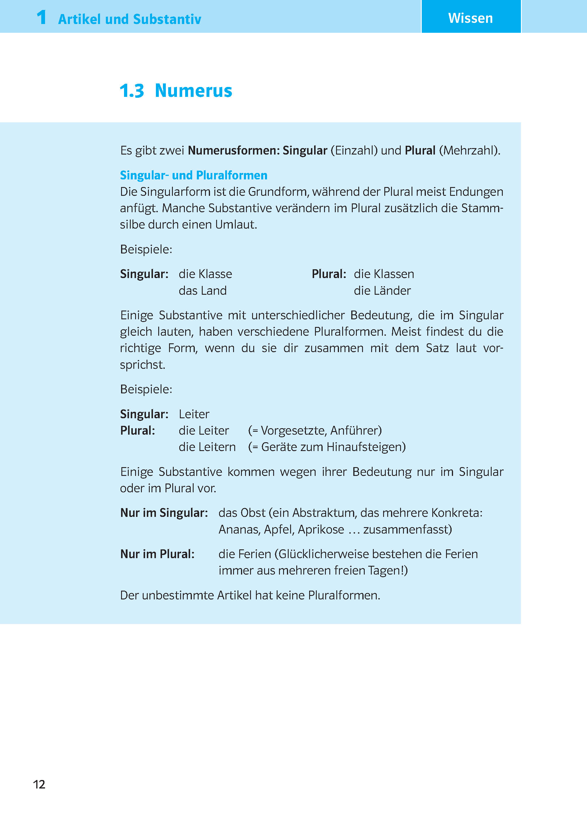 Klett Schulgrammatik Deutsch ab Klasse 5