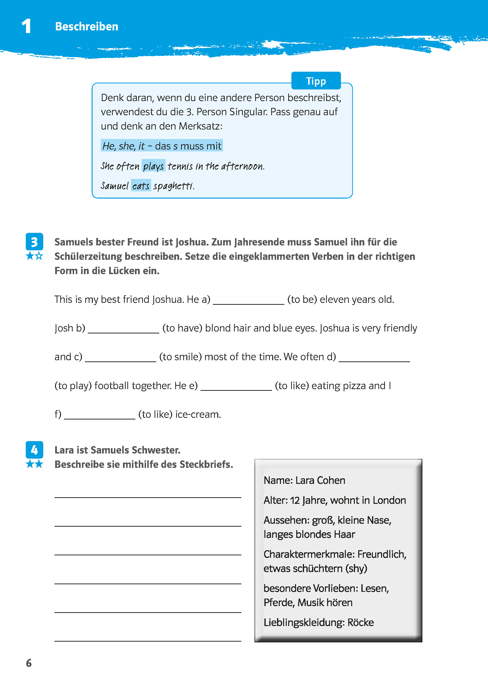 Klett 10-Minuten-Training Englisch Aufsatz Erste englische Texte schreiben 5./6. Klasse