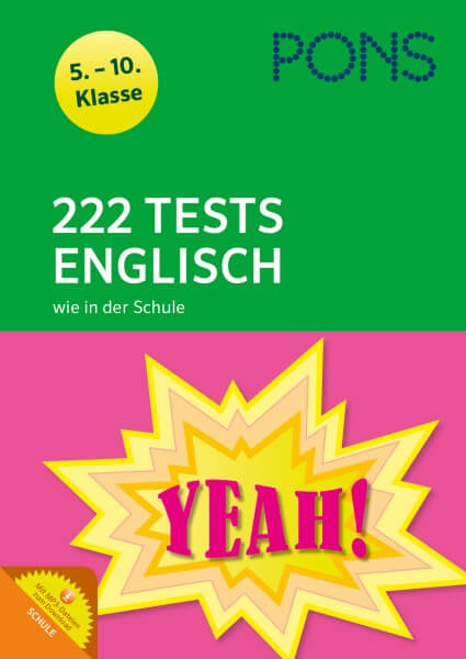 PONS 222 Tests Englisch wie in der Schule
